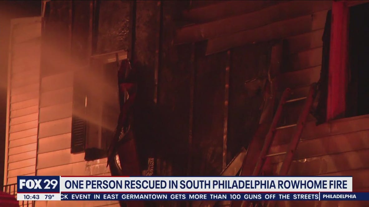 1 person rescued after rowhome fire spreads in South Philadelphia: officials